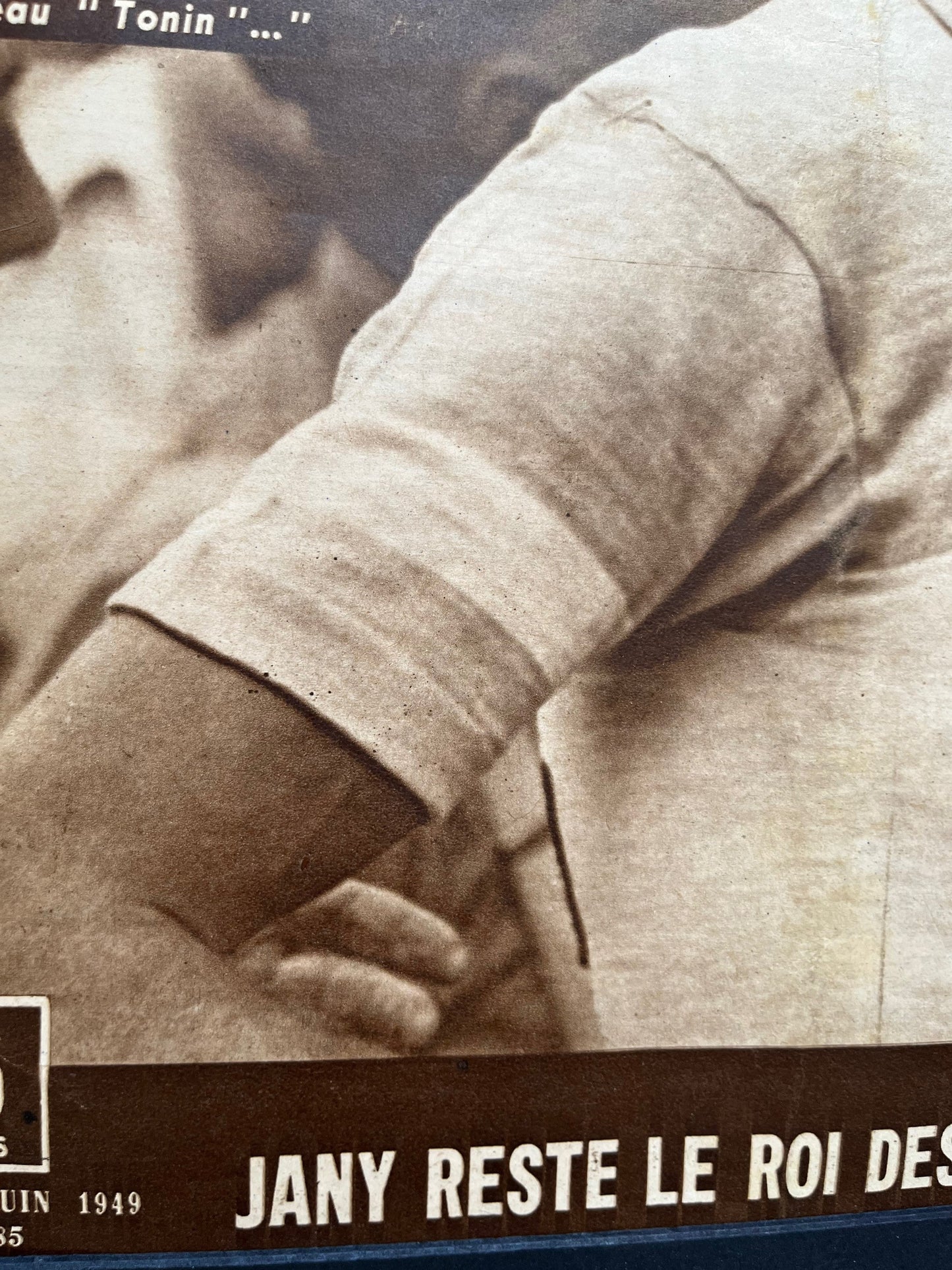 Vintage Cycling Print - Fausto Coppi, Original, Tour de France, 1949