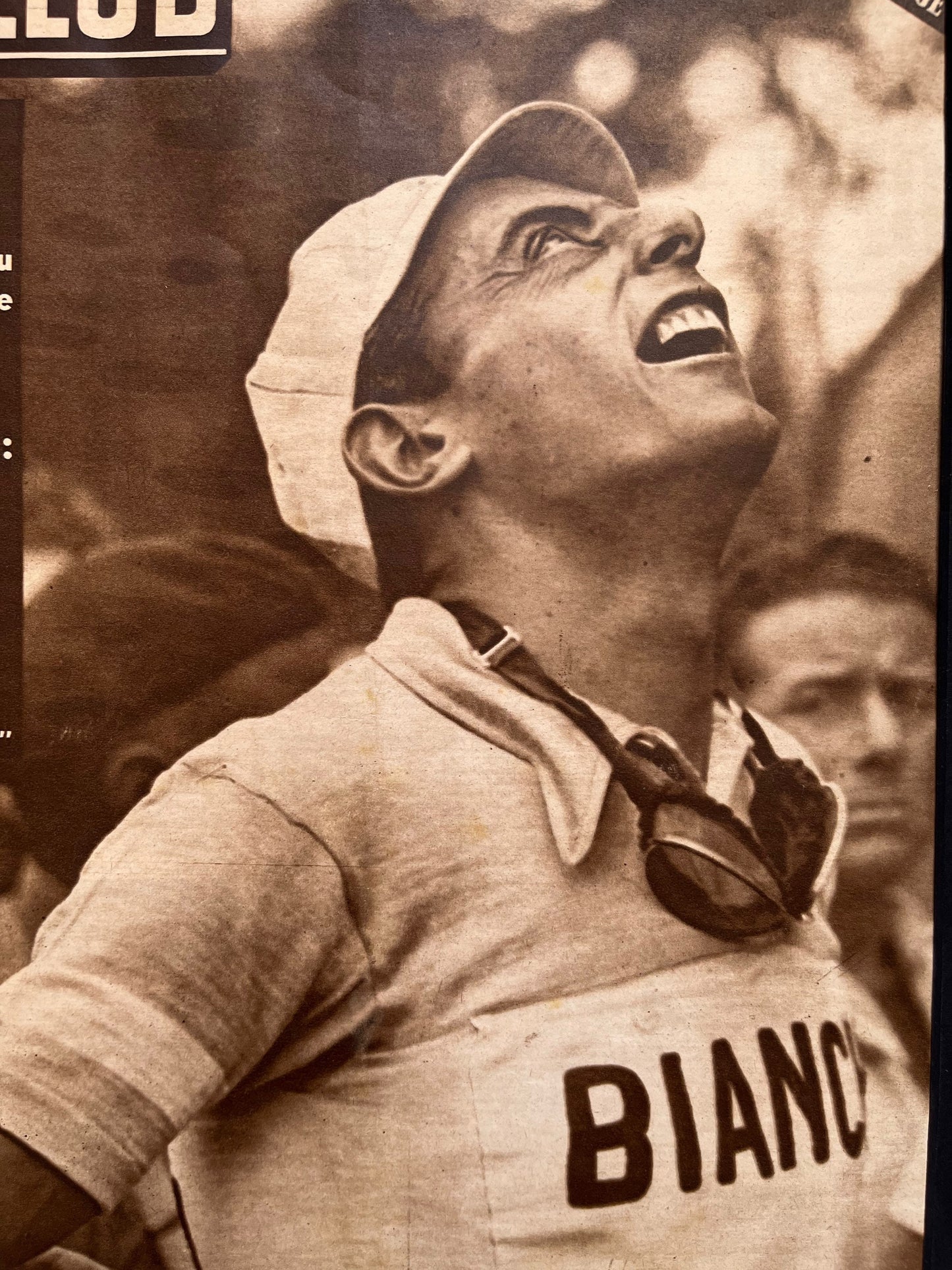 Vintage Cycling Print - Fausto Coppi, Original, Tour de France, 1949