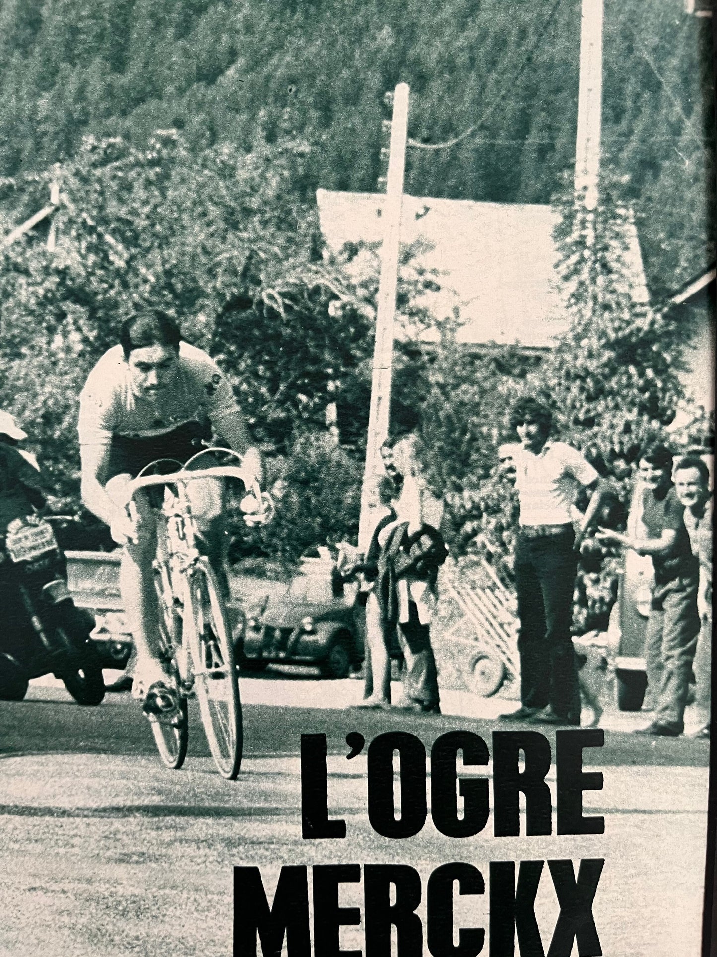 Vintage Cycling Print - Tour de France, Eddy Merckx L’ogre Original 1970