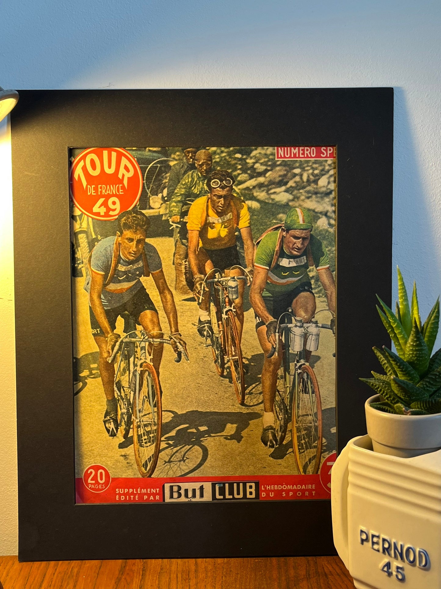Vintage Cycling Front Cover - Tour de France, Gino Bartali/Legnano, Original 1949