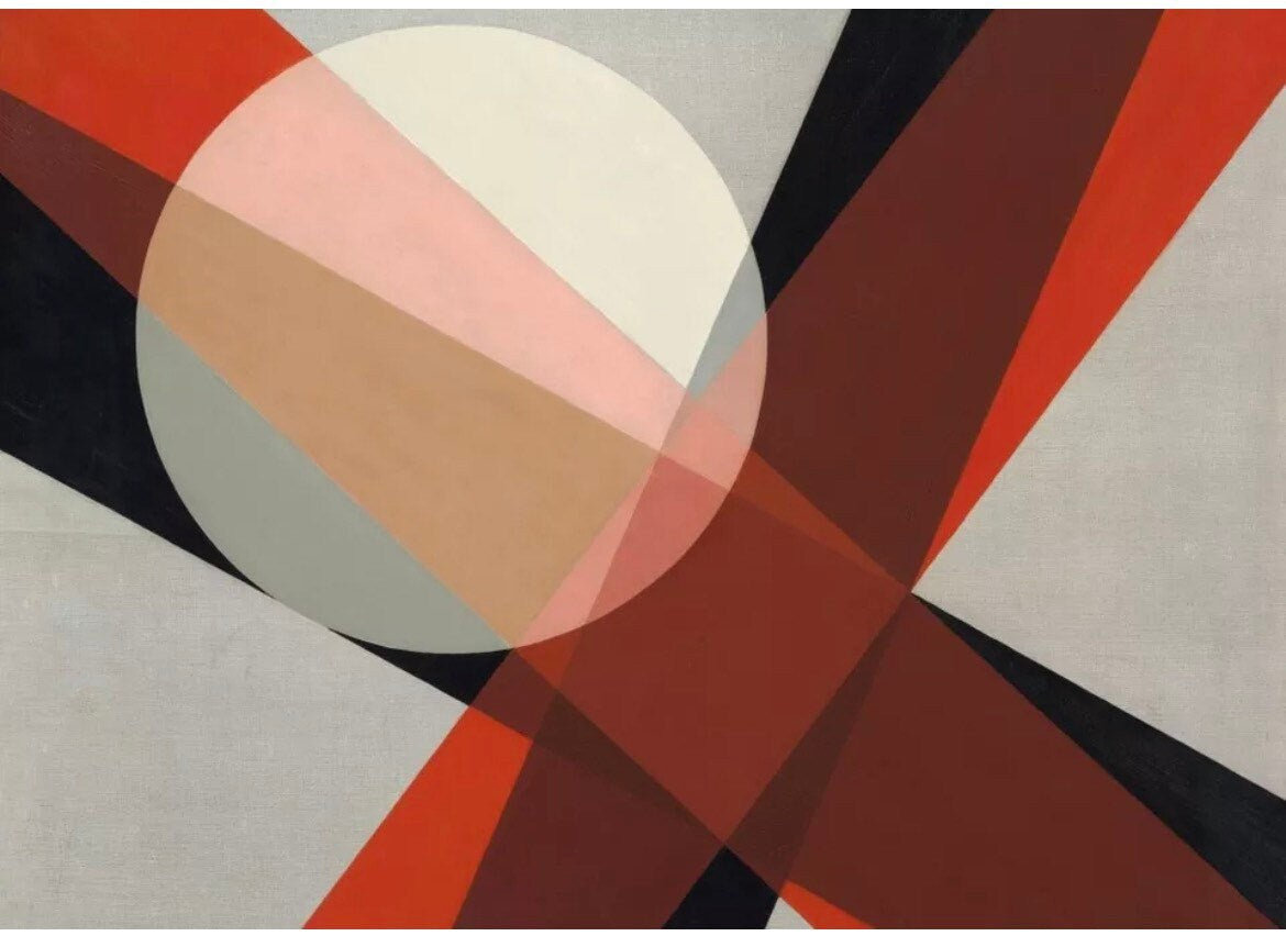 Vintage Design Poster - Bauhaus Constructivism, Laszlo Moholy Nagy, c1920s
