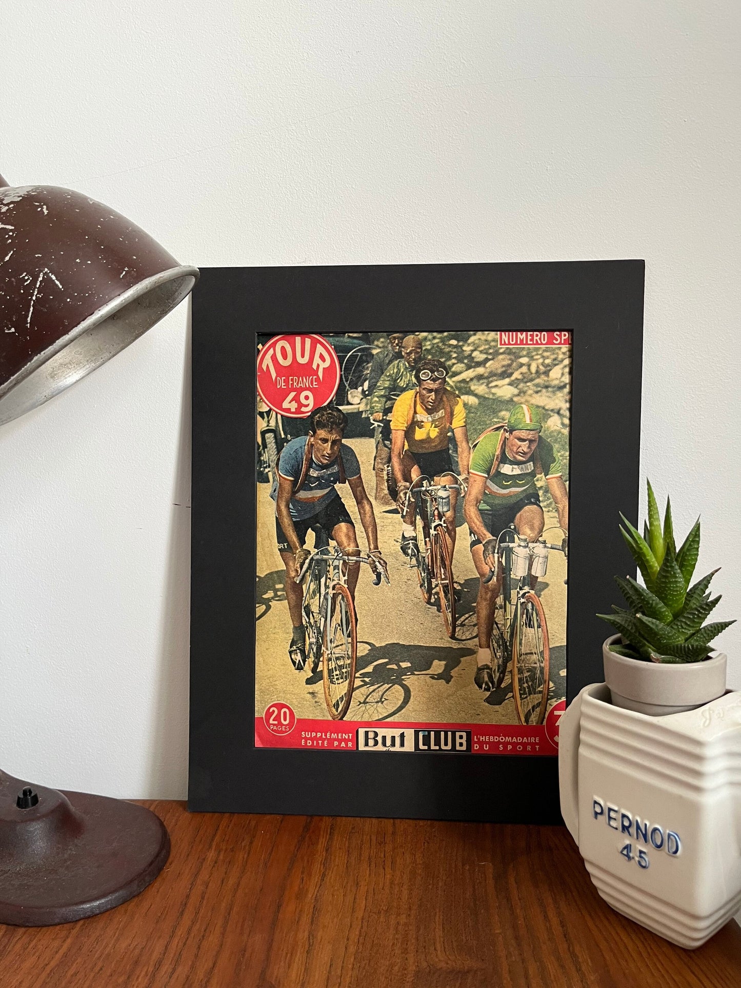 Vintage Cycling Front Cover - Tour de France, Gino Bartali/Legnano, Original 1949