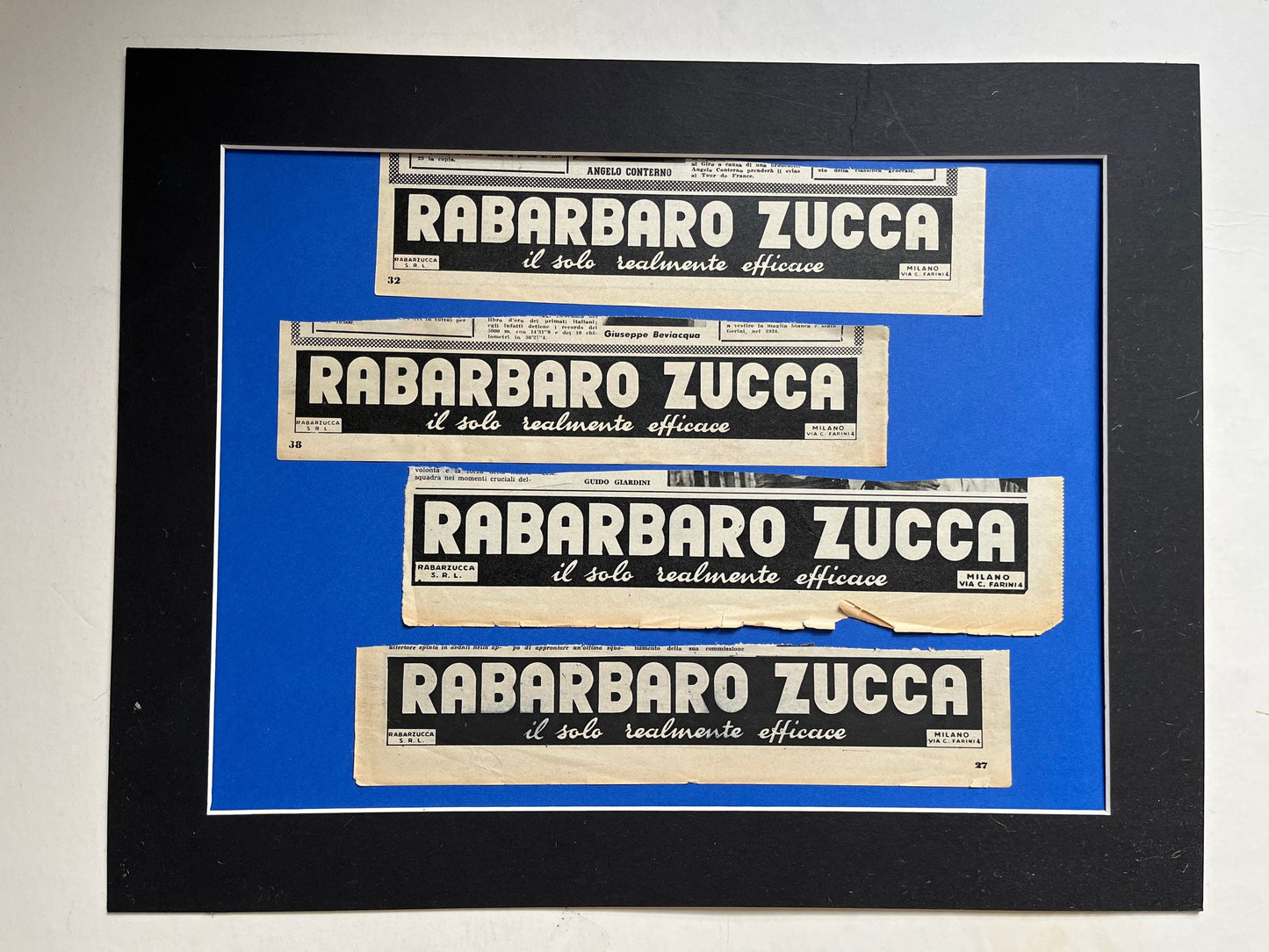 Vintage Advertisement Artwork - Rabarbaro Zucca, Original Italian, 1950