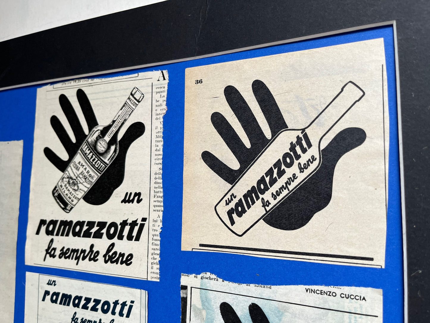 Vintage Advertising Artwork - Ramazotti, Original, Italian 1950s
