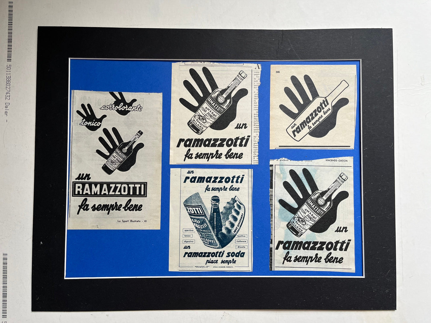 Vintage Advertising Artwork - Ramazotti, Original, Italian 1950s