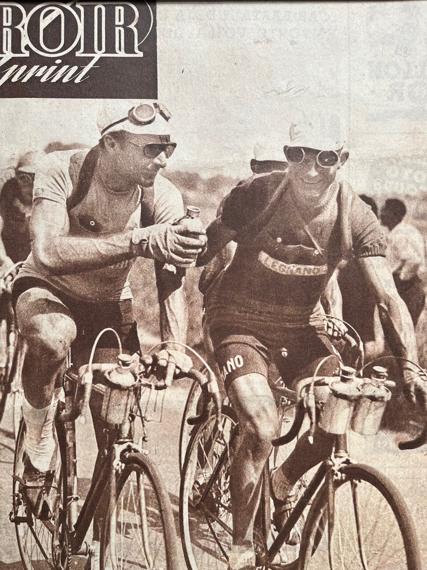 Vintage Magazine Cover - Original Tour de France, Guy LaPebie, Charles Pelissier, 1948