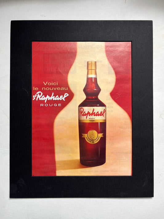 Vintage Advertising Print - Quinquina Vermouth, St Raphael France, 1960