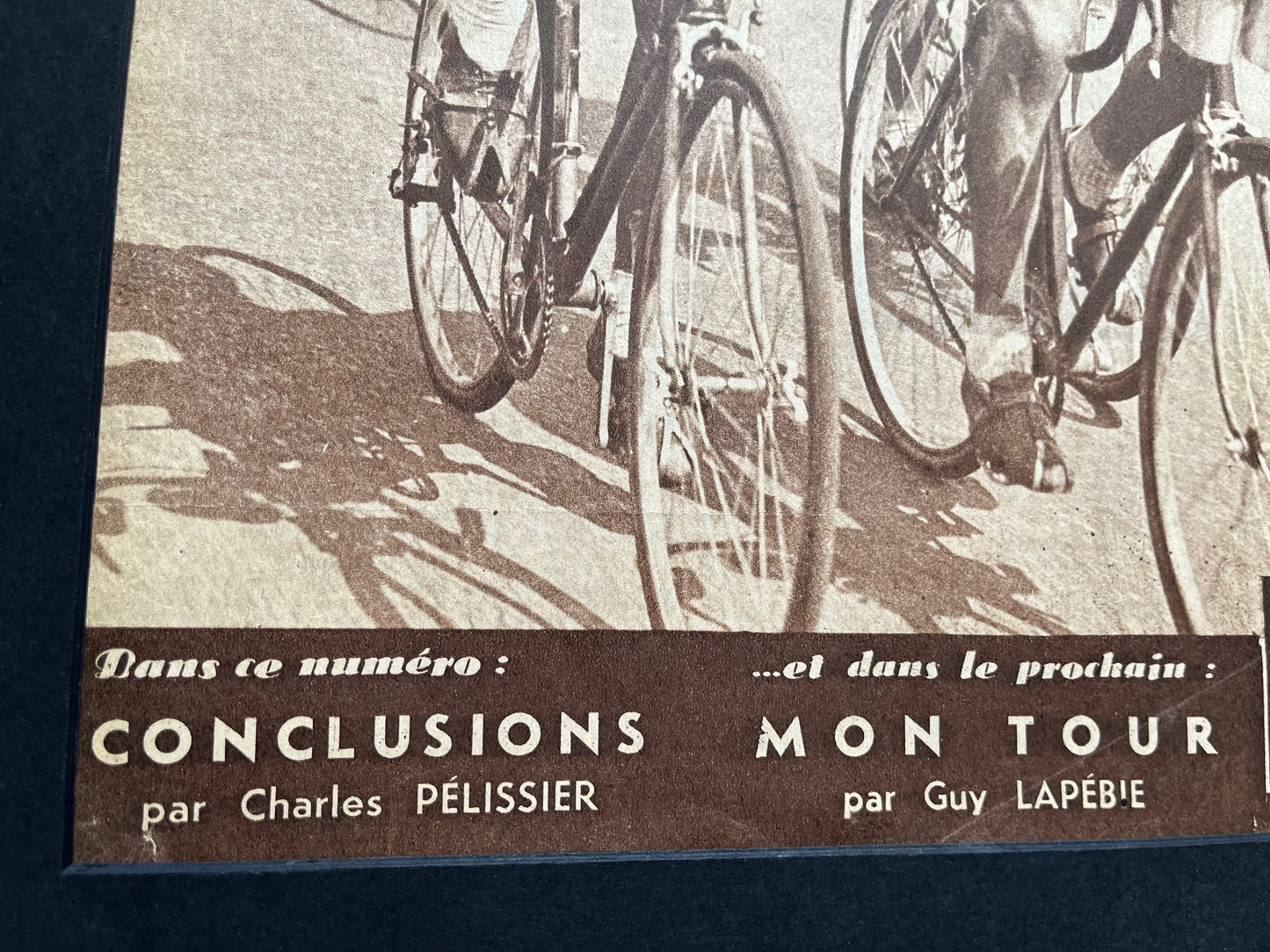 Vintage Magazine Cover - Original Tour de France, Guy LaPebie, Charles Pelissier, 1948