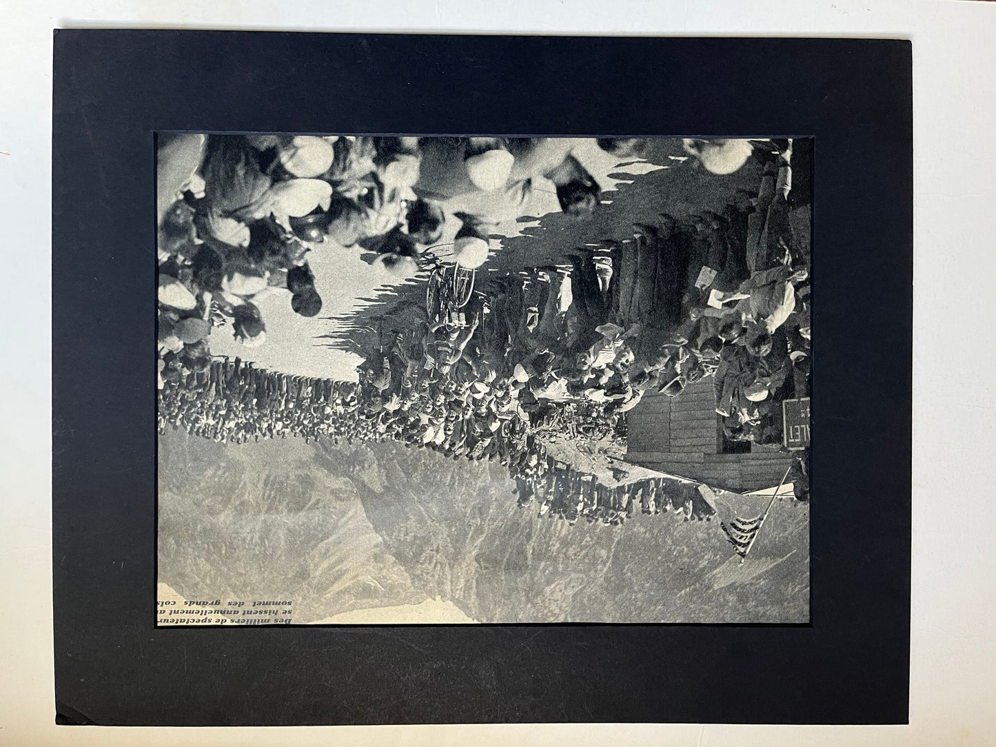 Vintage Cycling Print - Gino Bartali Tour de France, Tourmalet 1951