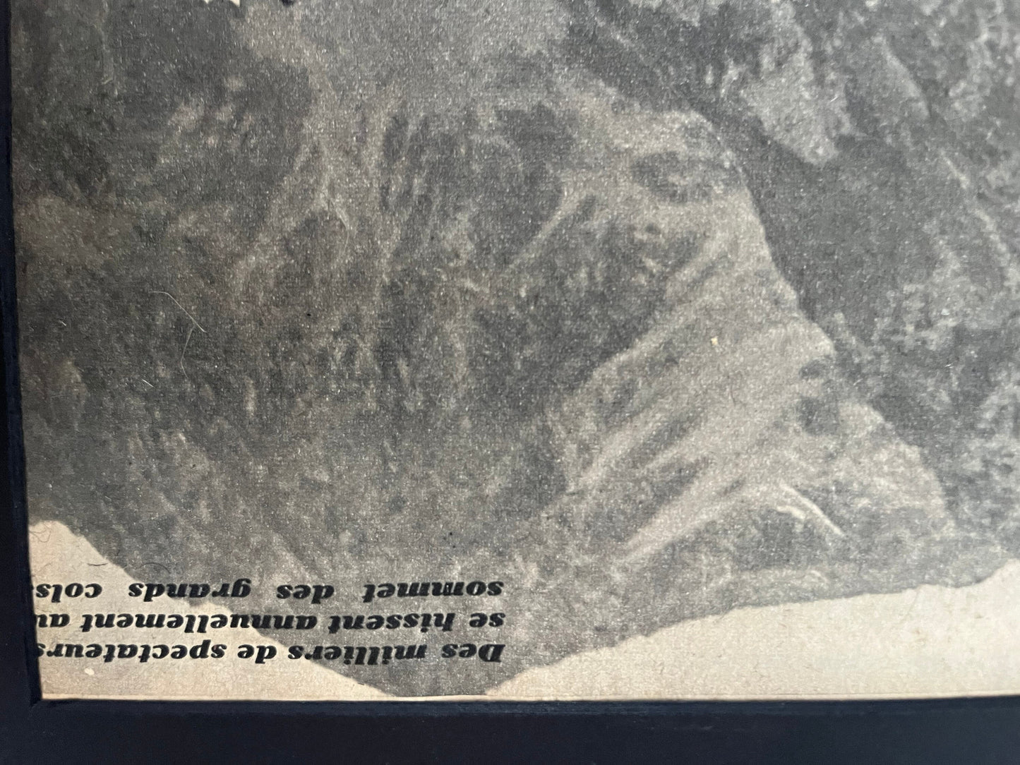 Vintage Cycling Print - Gino Bartali Tour de France, Tourmalet 1951