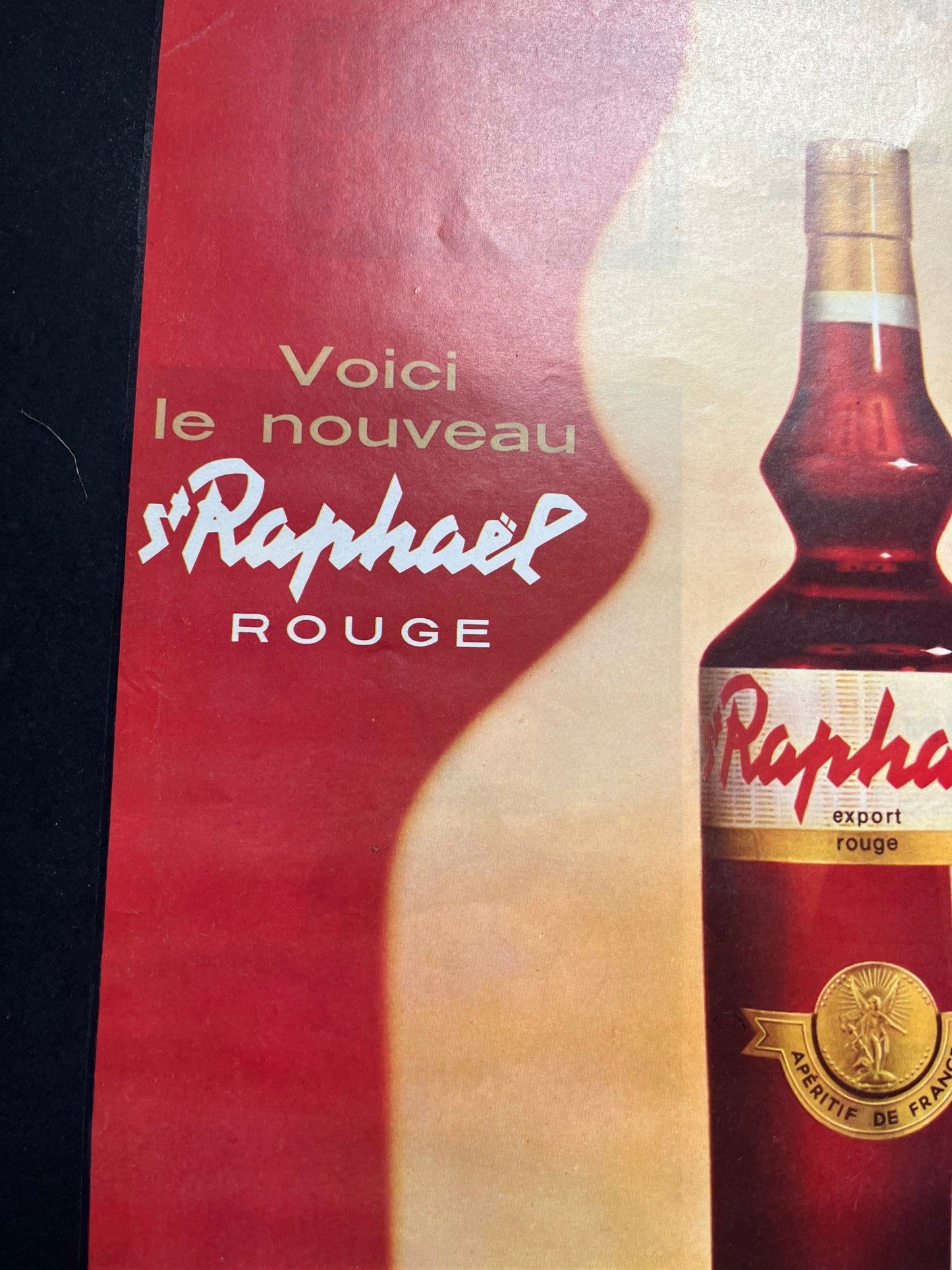 Vintage Advertising Print - Quinquina Vermouth, St Raphael France, 1960