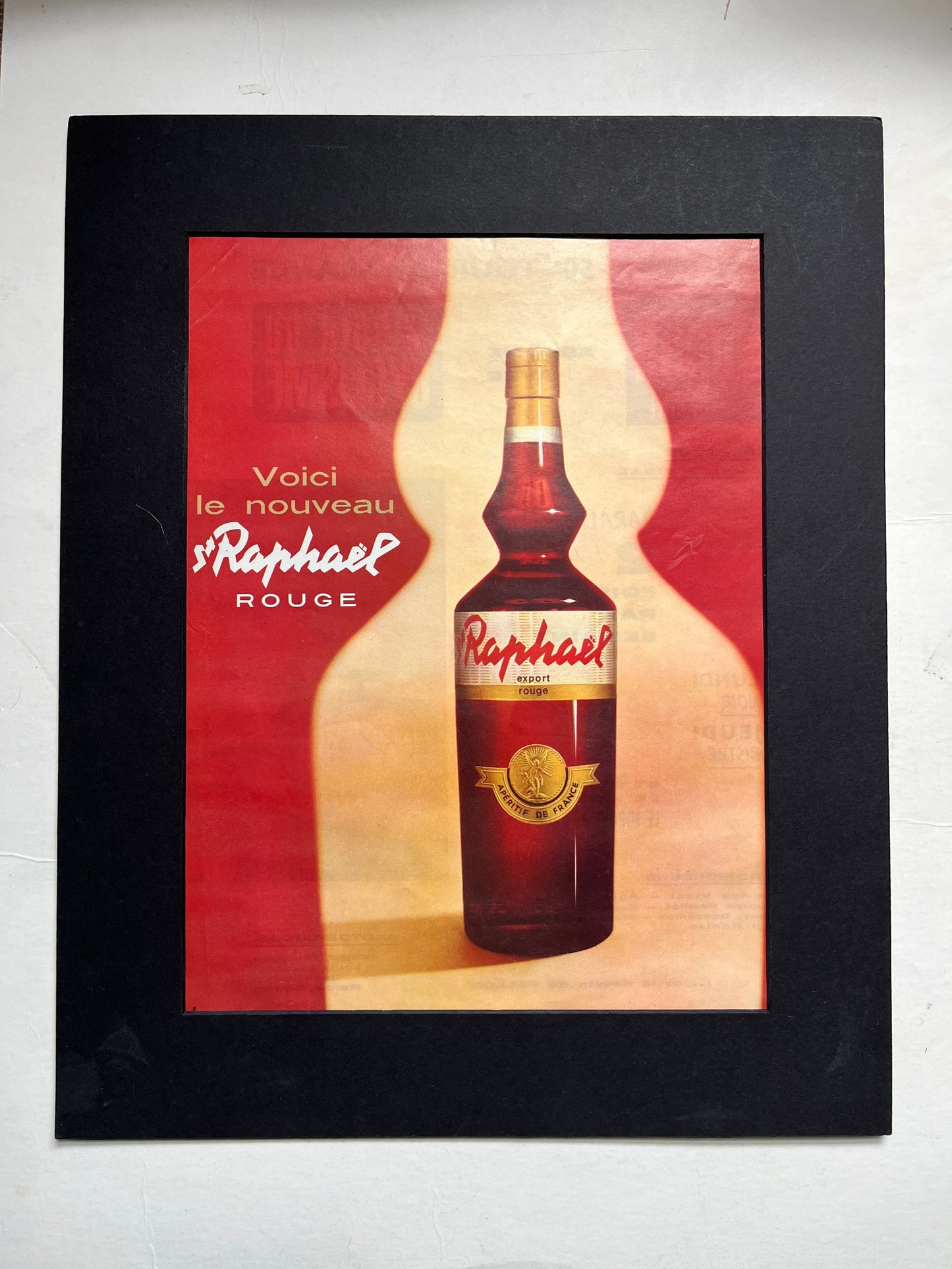 Vintage Advertising Print - Quinquina Vermouth, St Raphael France, 1960
