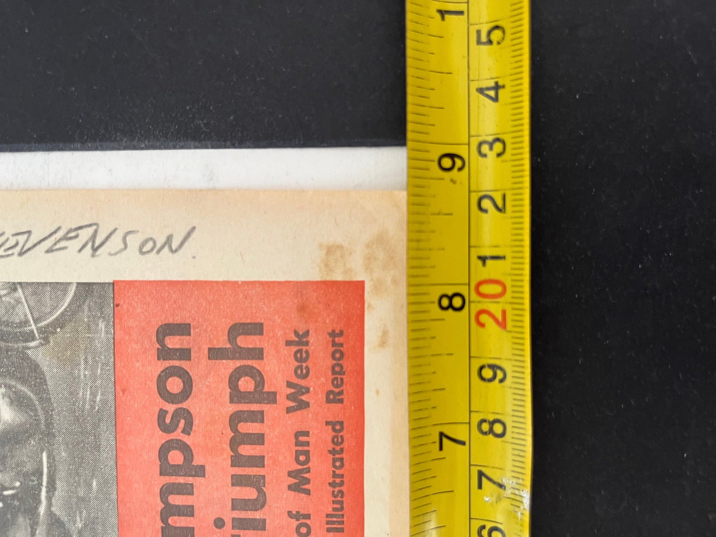 Vintage Cycling Print - Tom Simpson/Peugeot, Isle of Man Victory, Original 1963