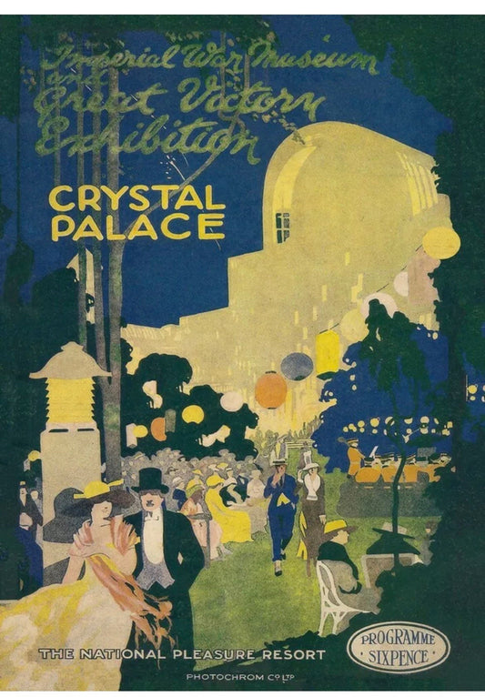 Vintage Advertising Poster - Crystal Palace Imperial War Museum, 1920s