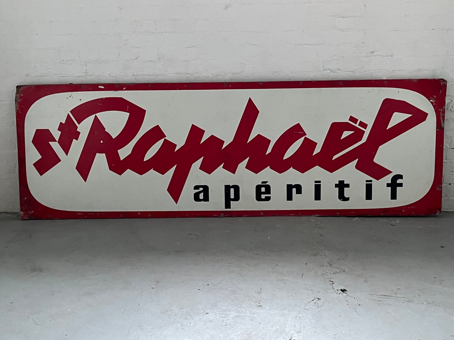 Vintage Advertising Sign - St Raphael, very rare, 1960s