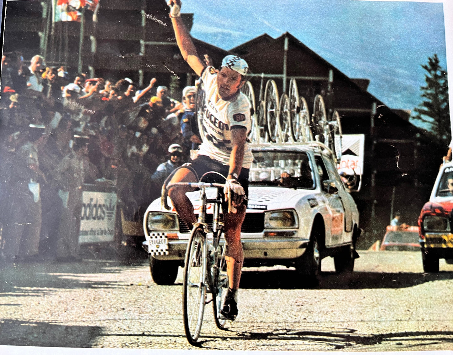 Vintage Cycling Print - Tour de France, Bernard Thevenet, Original 1974