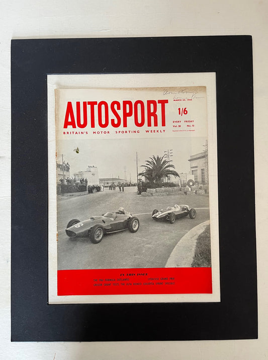 Vintage Racing Car Print -  Monte Carlo Autosport/Ferrari Original, 1960