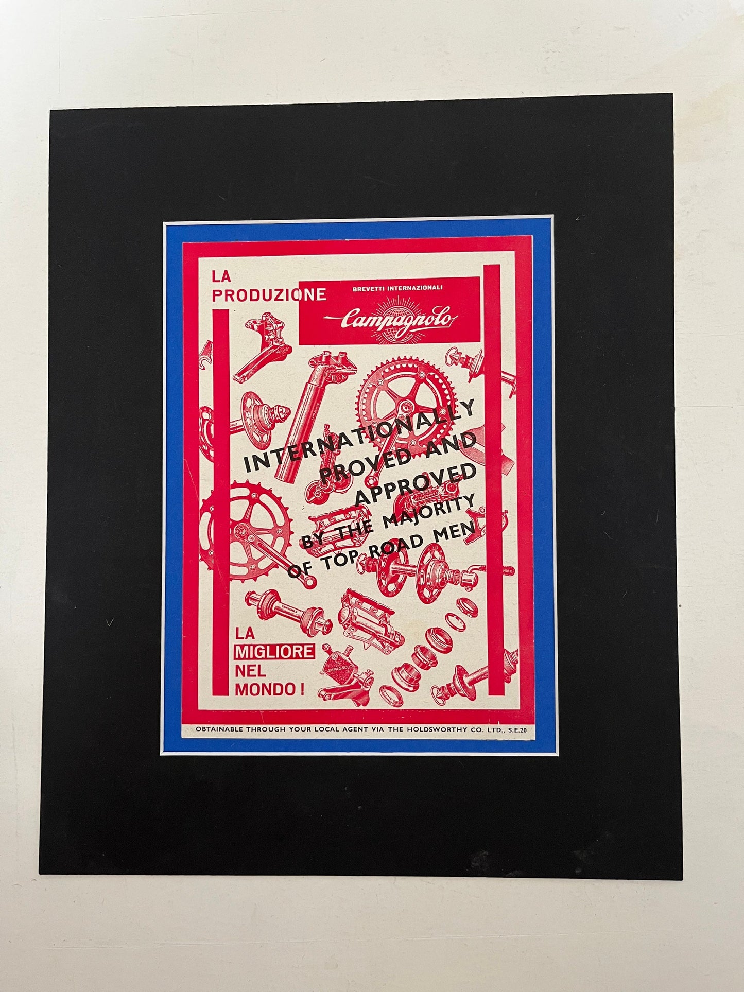 Vintage Cycling Advertisement - Campagnolo, Original 1960s