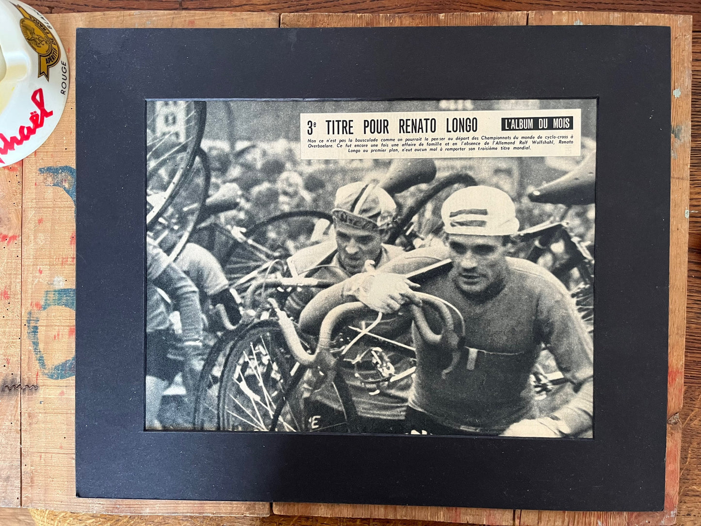 Vintage cycling Cyclocross print 1959