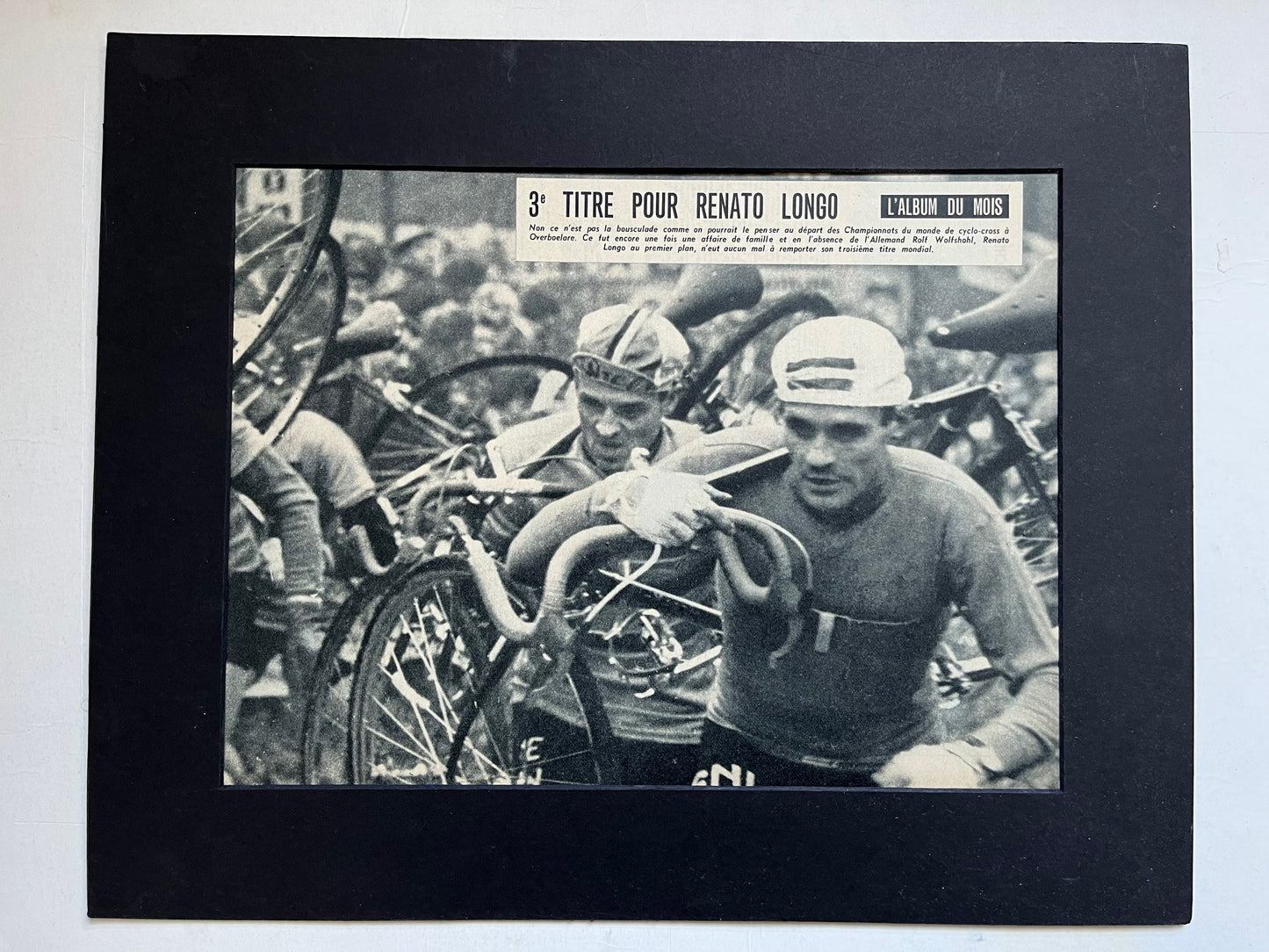 Vintage cycling Cyclocross print 1959