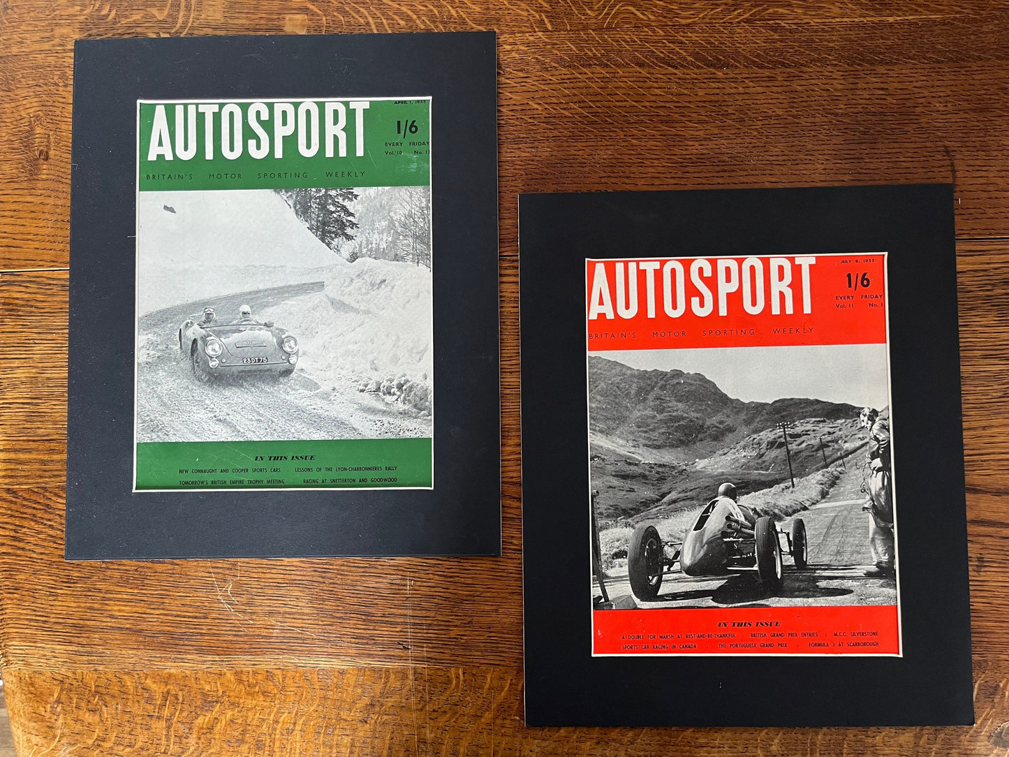 Vintage Autosport Print - Porsche 550 Spyder, 1955