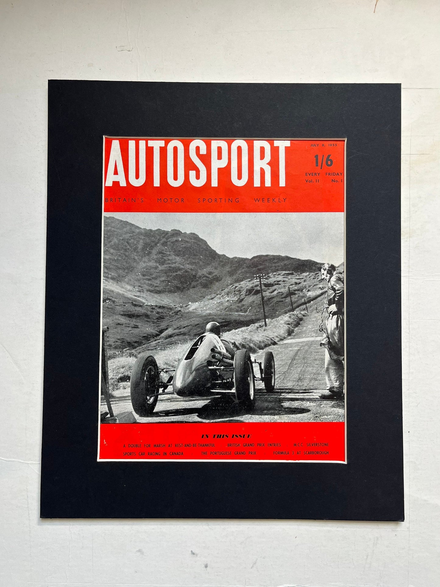 Vintage Autosport print 1955 Formula 3  racing car