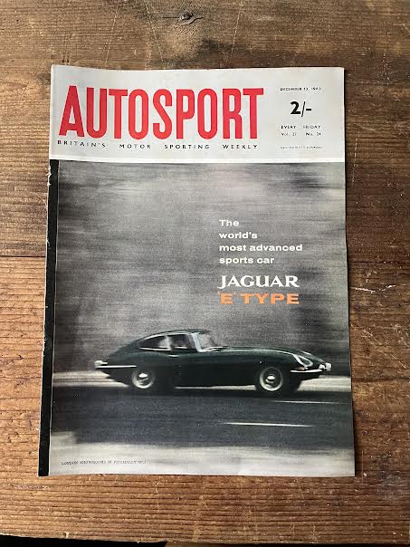 Jaguar E Type original advertisement 1963