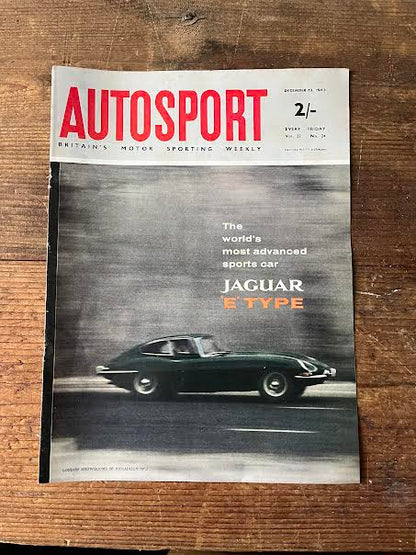 Jaguar E Type original advertisement 1963