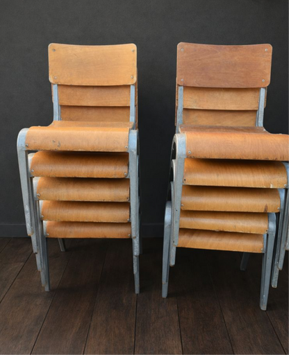 Esavian Children’s Stacking School Chair by James Leonard, 1950s Height 40cm