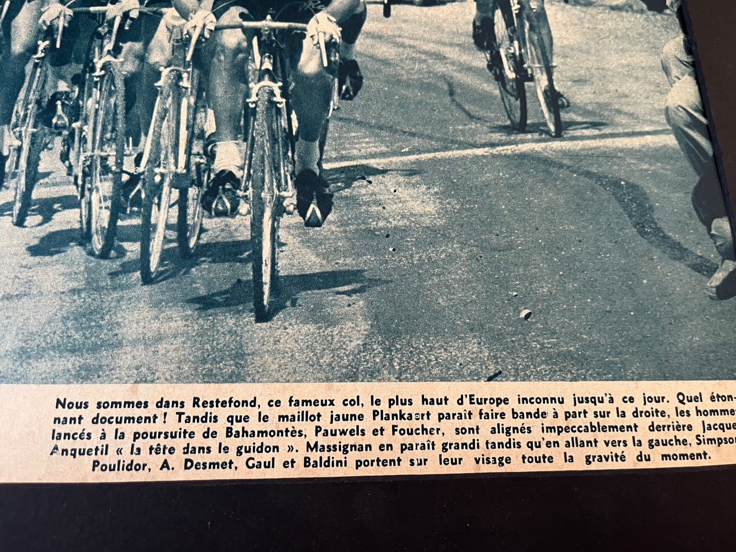 Tour de France Jacques Anquetil Tom Simpson Raymond Poulidor c1963
