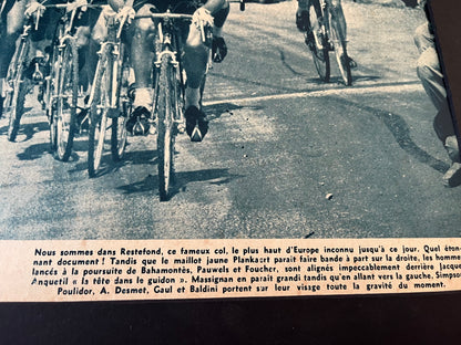 Tour de France Jacques Anquetil Tom Simpson Raymond Poulidor c1963