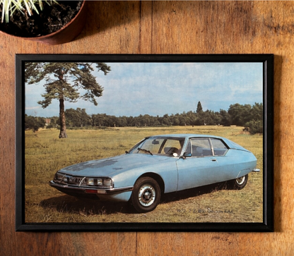 Vintage Citroen SM Poster