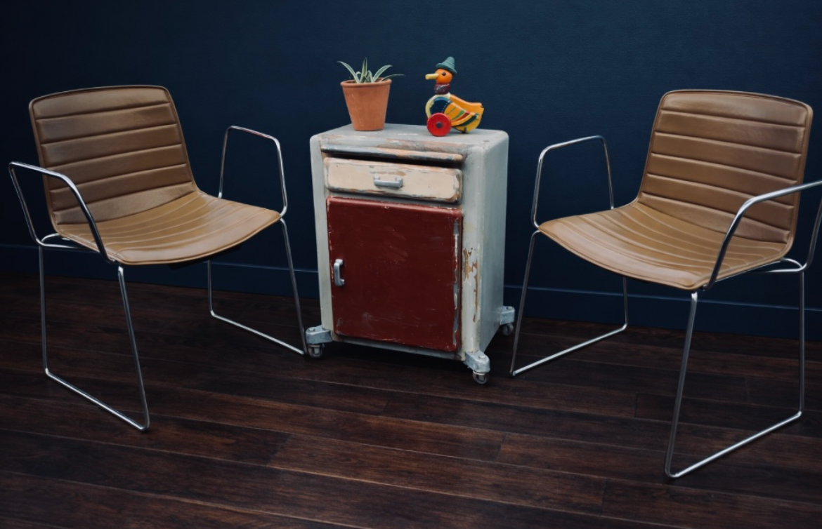 Vintage c1950s medical drawers / bedside cabinet