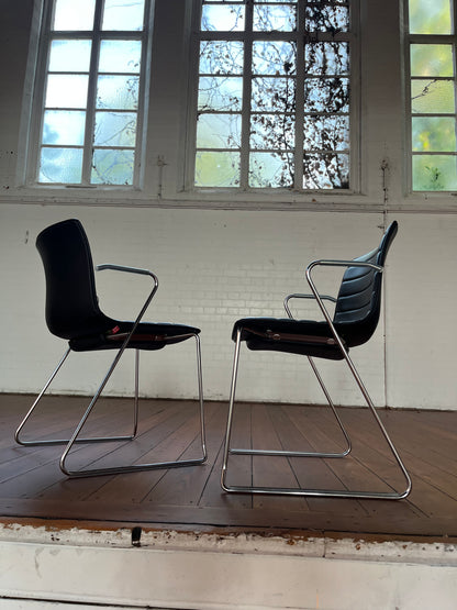 ARPER CATIFA 53 STUDIO CHAIR BLACK  LEATHER