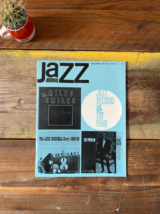 Vintage Jazz Journal Magazine cover Artwork - 1967