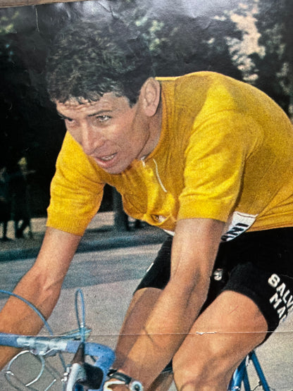 Felice Gimondi vintage cycling poster - 1966