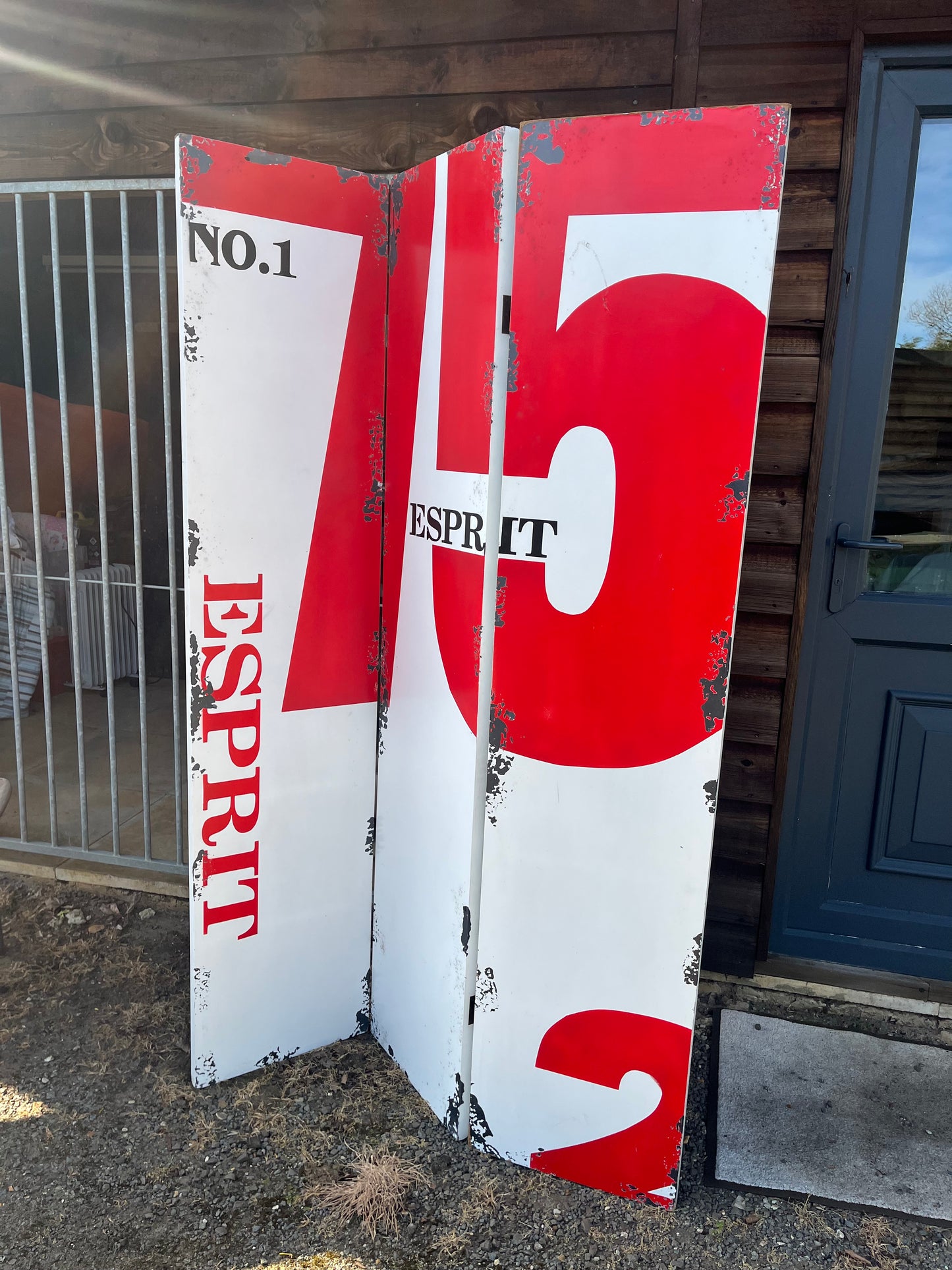 1980s Esprit 75 room divider / commercial sign