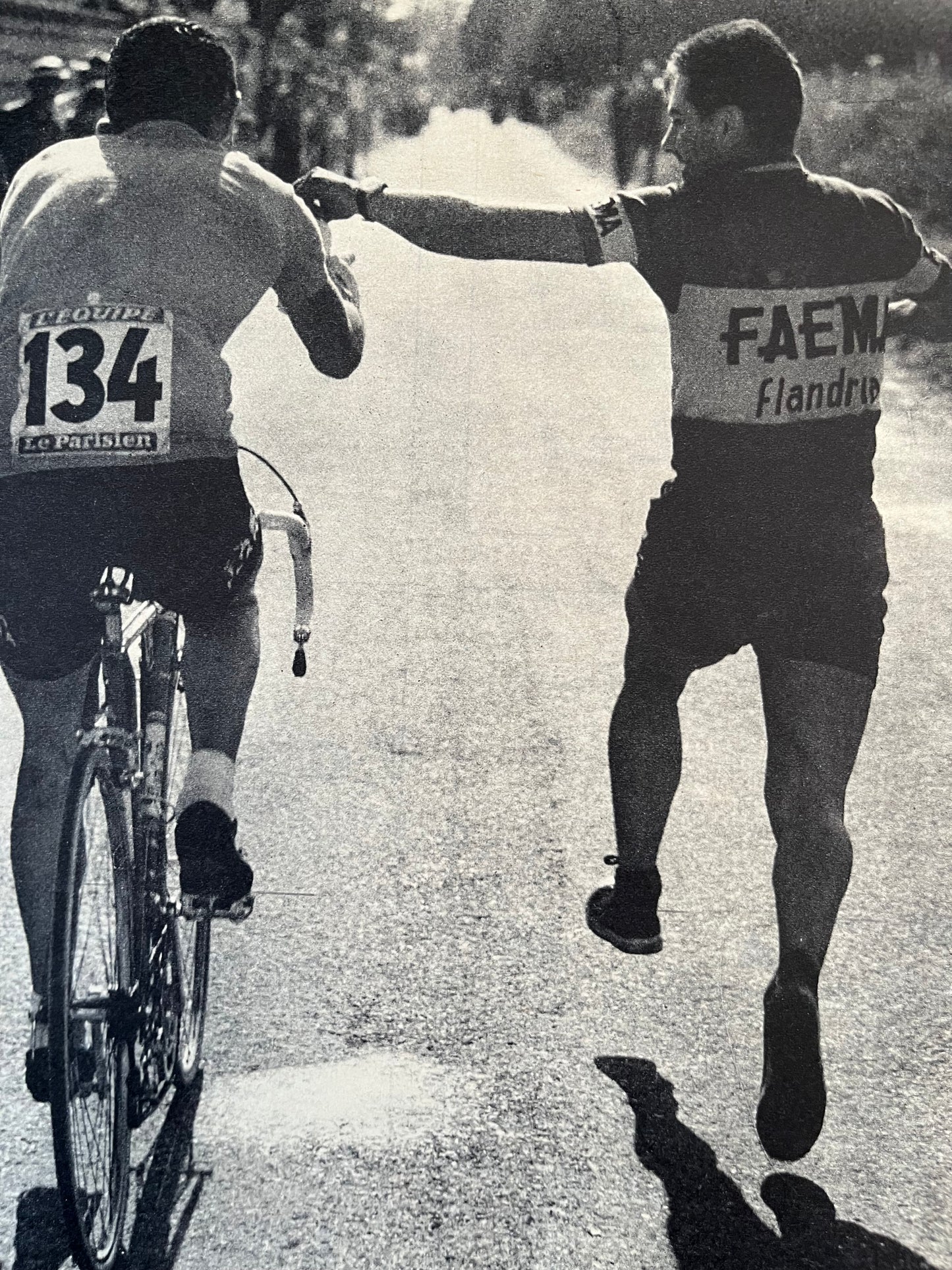 Tour de France vintage poster Willy Plankaert c1963