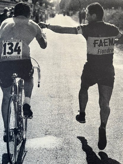 Tour de France vintage poster Willy Plankaert c1963