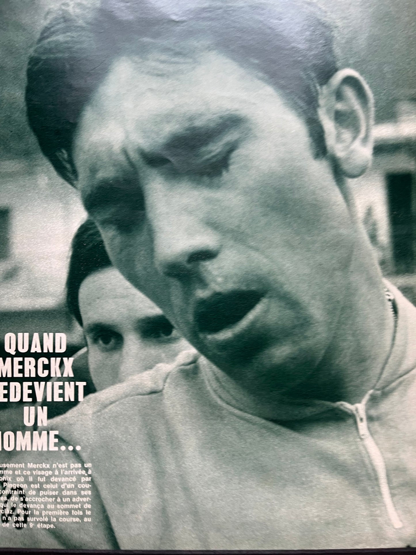 Eddy Merckx Milan San Remo vintage cycling print 1969