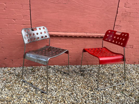 OMK midcentury stacking chair