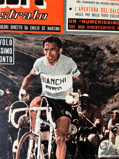 Vintage Cycling Print - Fausto Coppi 1953 Giro D’Italia