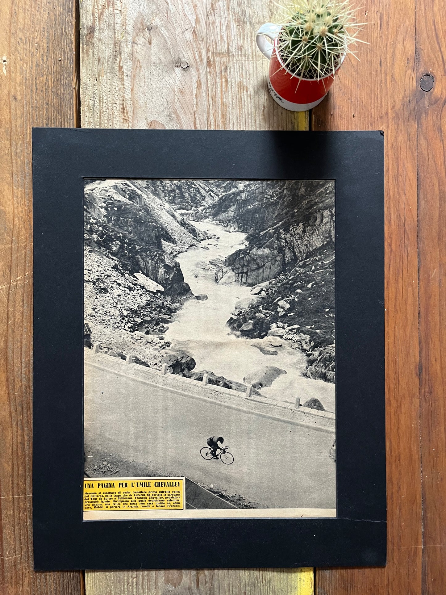 Vintage Tour de France Cycling Print - Original, 1953 Francois Chevalley