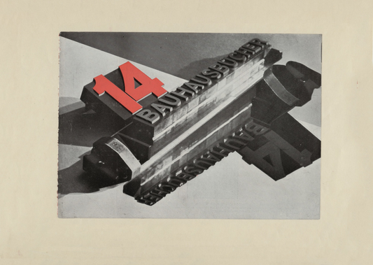 Bauhaus poster - Laszlo Moholy Nagy 14 Bauhausbücher,  1928