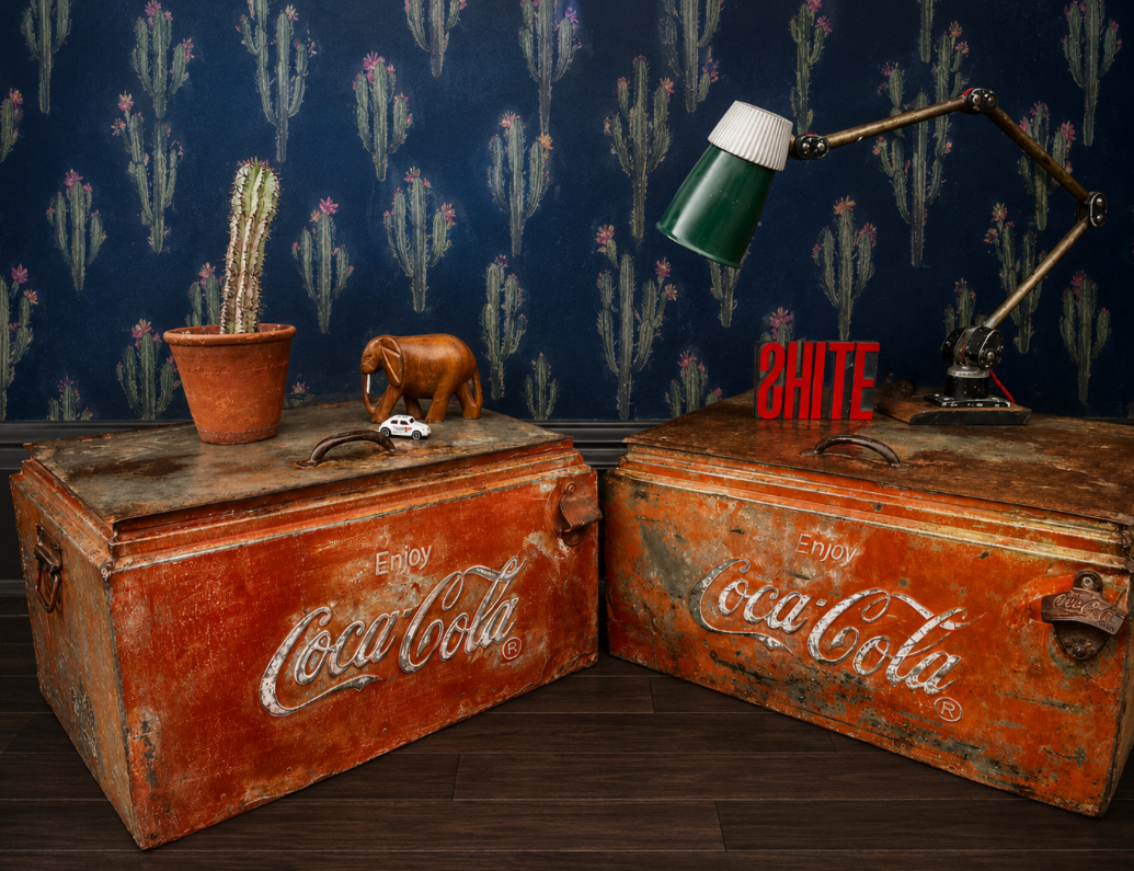 1940s Coca Cola cooler chests - two available