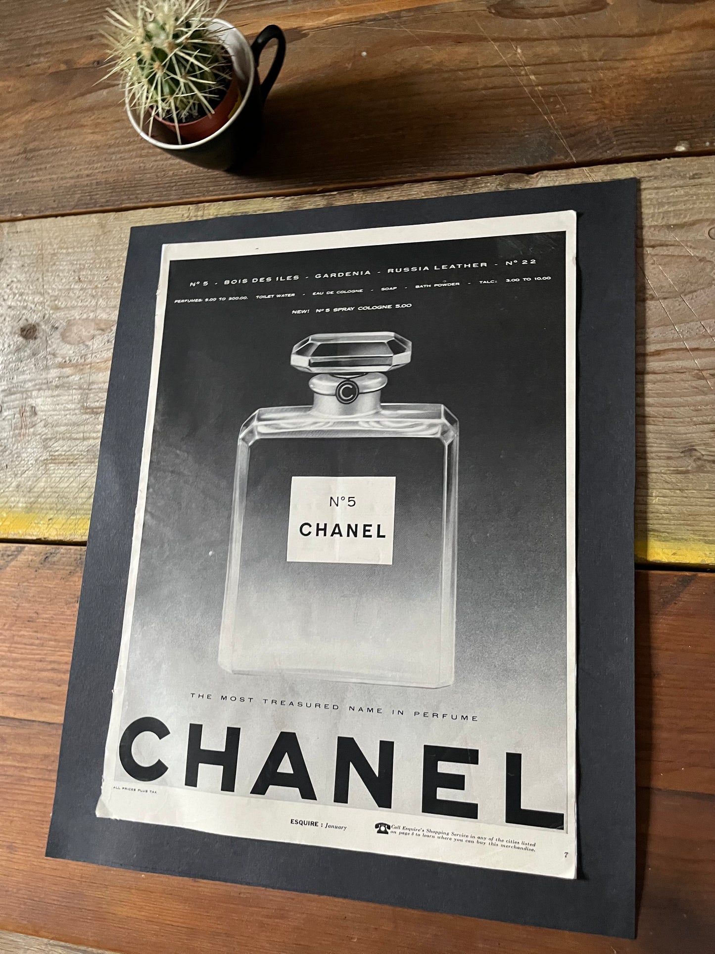 Chanel vintage advertisement c1960