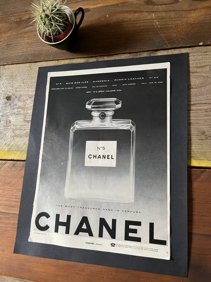 Chanel vintage advertisement c1960