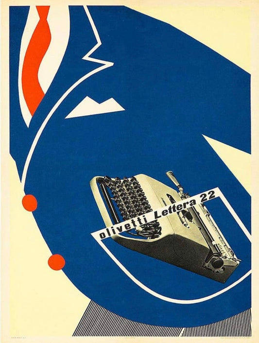 Olivetti Lettera typewriter advertisement - c1953