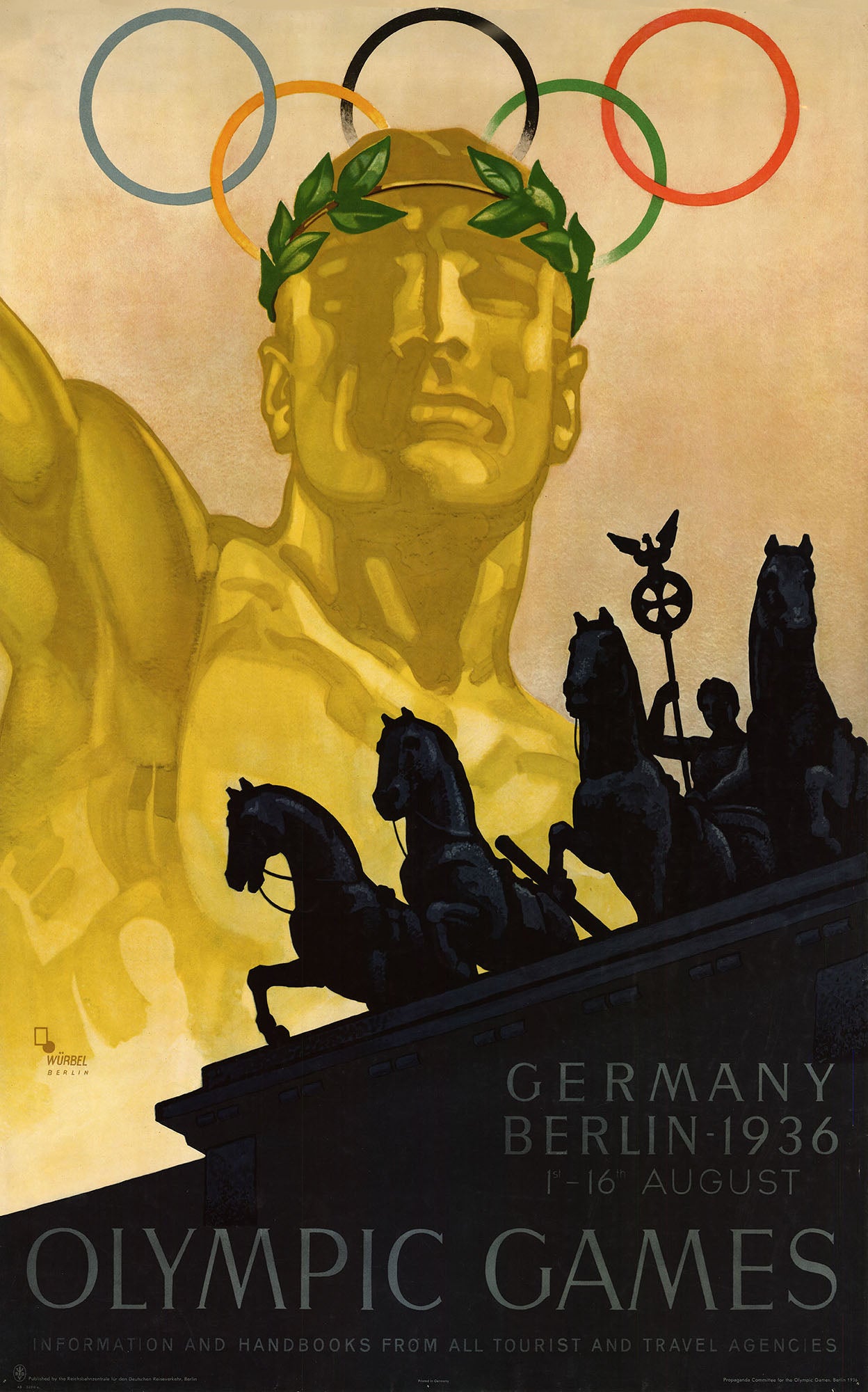 1936 Berlin Olympics poster