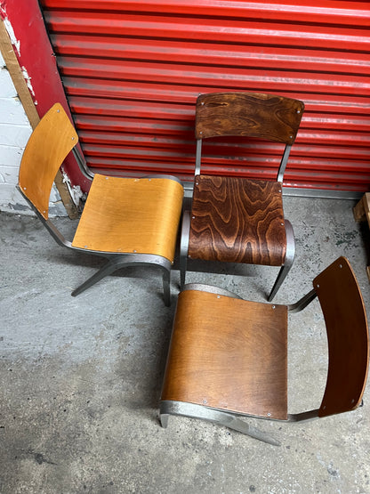 Esavian Children’s Stacking School Chair by James Leonard, 1950s Height 40cm